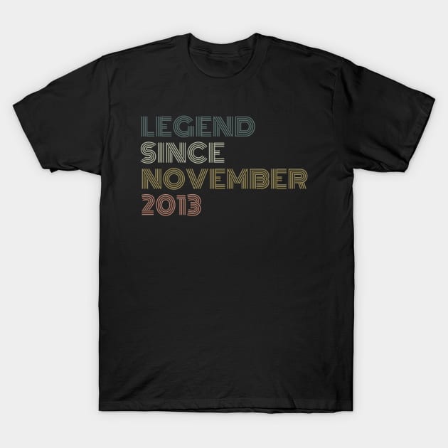 Legend Since November 2013 T-Shirt by CoubaCarla